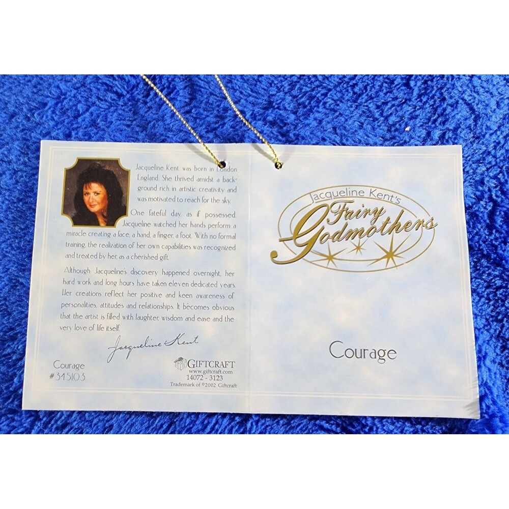 Jacqueline Kent’s FAIRY GODMOTHERS March’s Aquamarine COURAGE # 345103 ~Orig Box - Picture 9 of 16